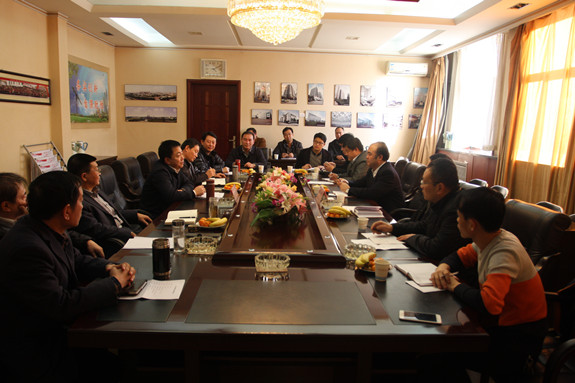 山西一建集团前来太原一建集团座谈学习交流