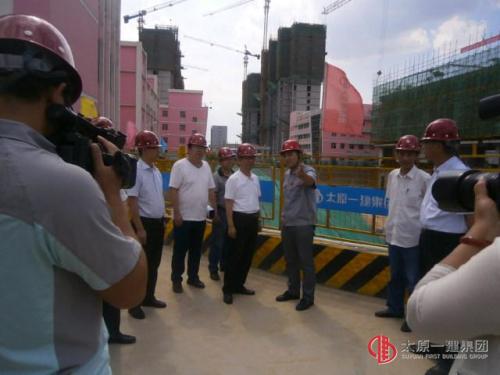 项管二处晋中市老年养护院项目接受晋中市人大环保执法检查