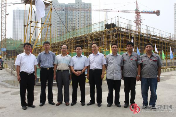 市总工会慰问一分公司承建的田和食品集团制冷机房及预冷车间项目部