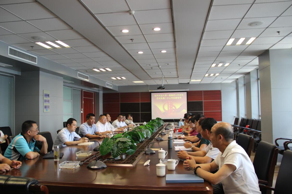 集团公司对直属二分进行上半年工作进行检查指导