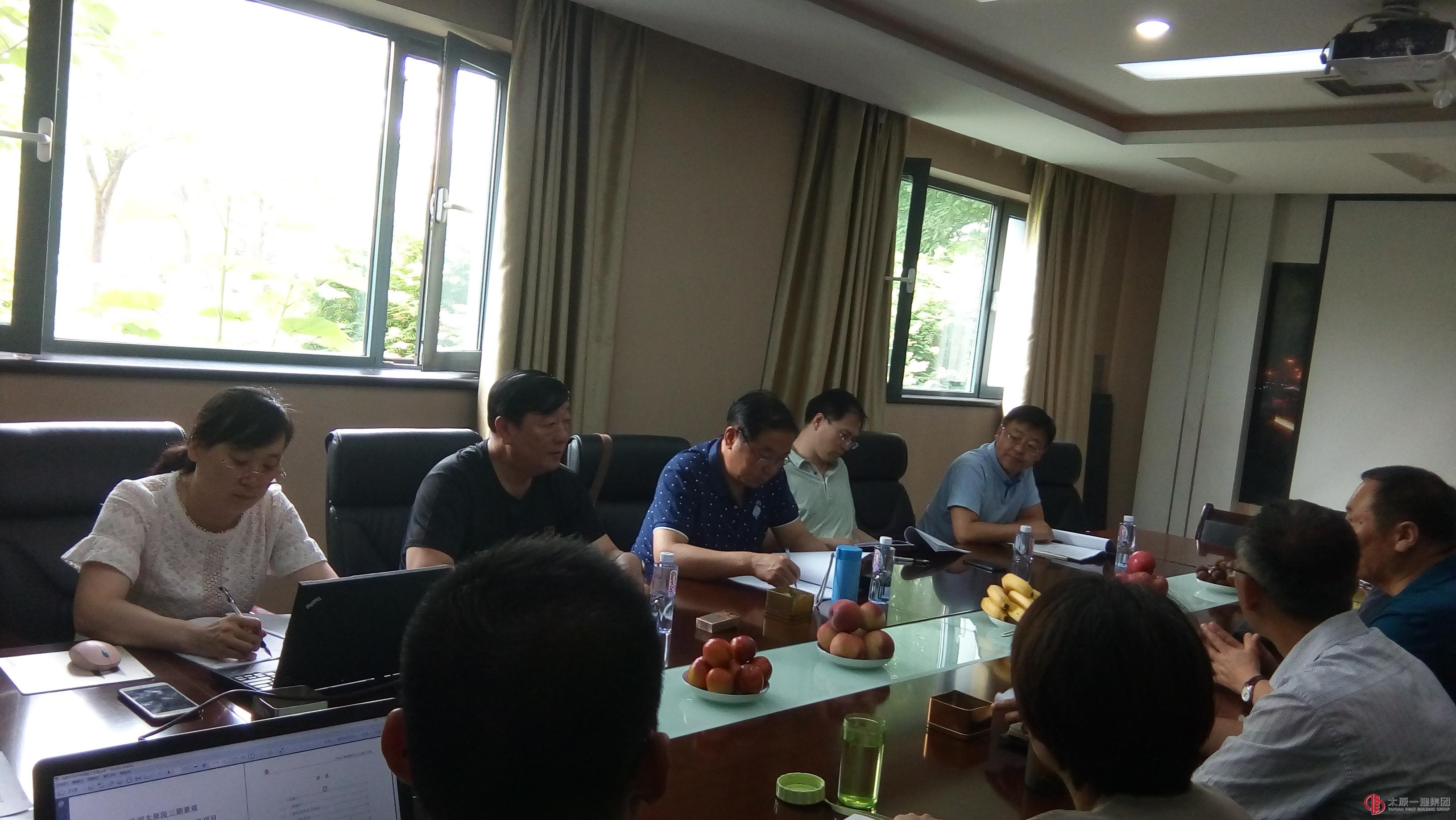 汾河三期景观治理电力管涵项目专家论证会议